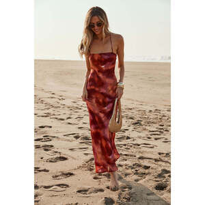 NWT 12th Tribe Maris Plum Floral Maxi Dress Size M